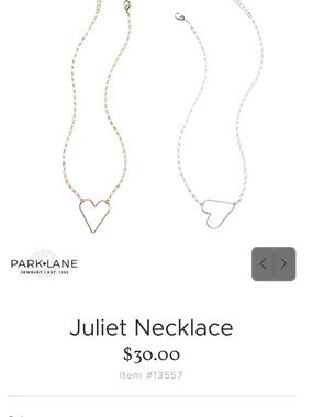 Park Lane Juliet Necklace Silver